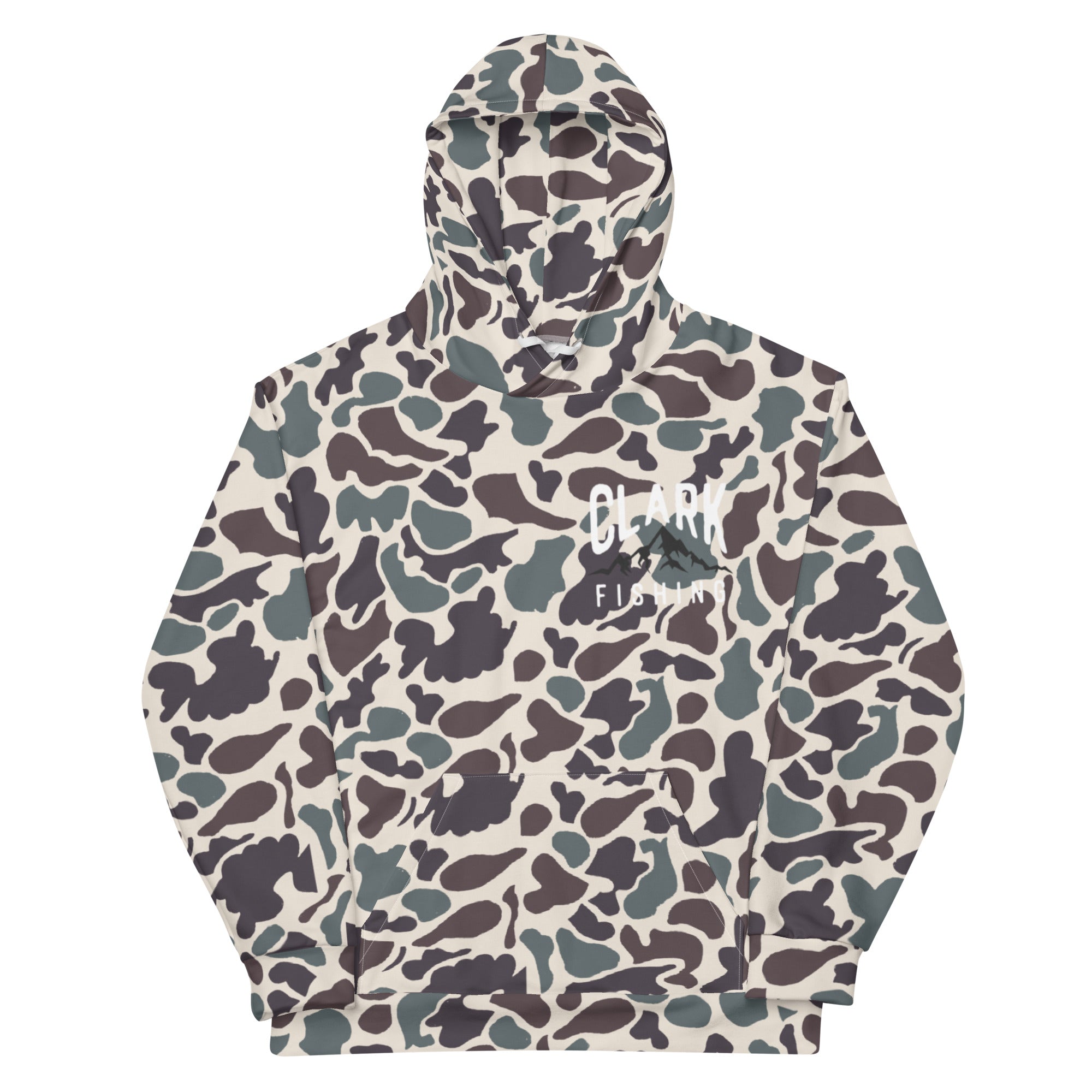 Camo Print Fleece Hoodie | Custom Sustainable Outerwear