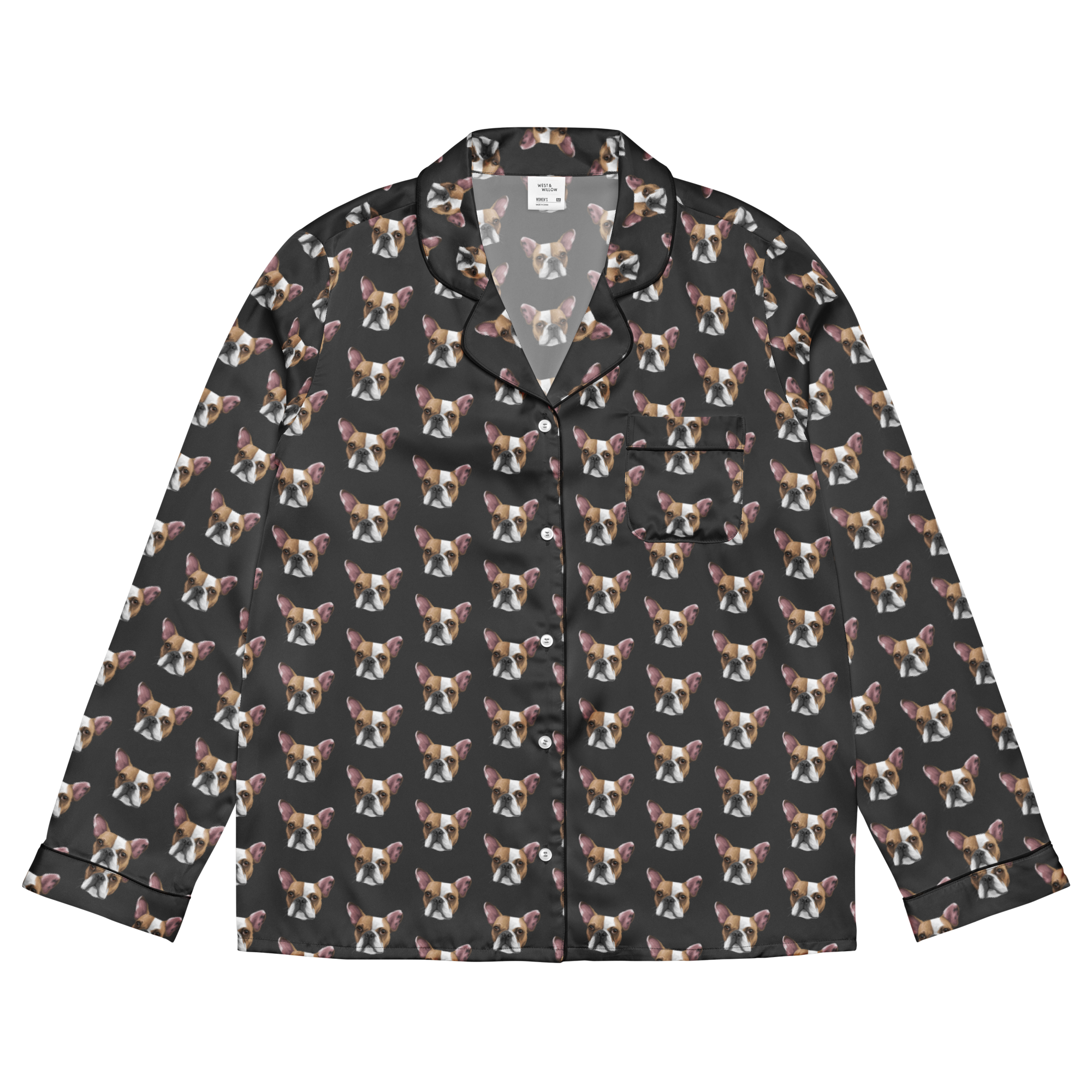 Custom Pet Portrait Long Sleeve Pet Face Shirt