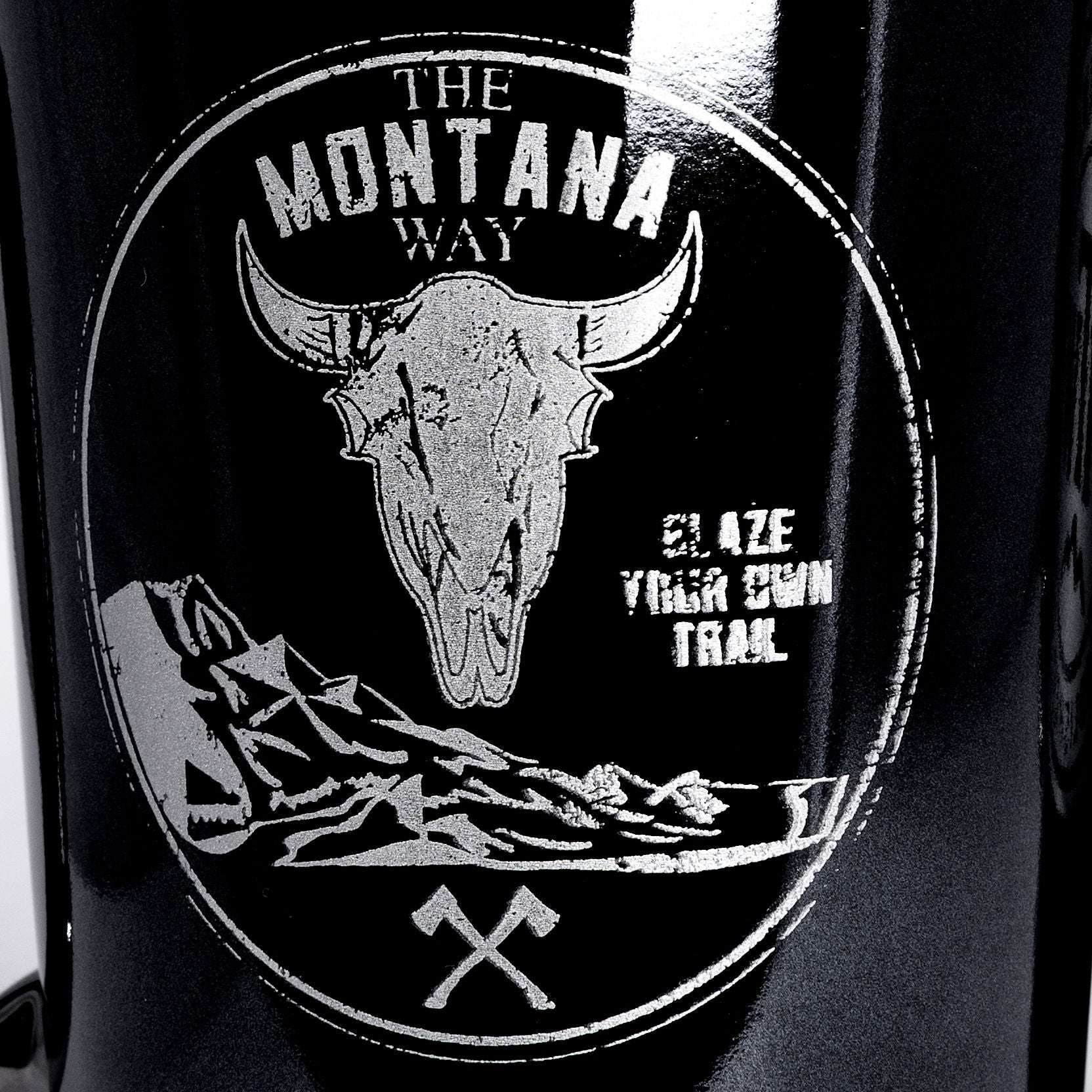 The Quarter Lustre Mug in Black