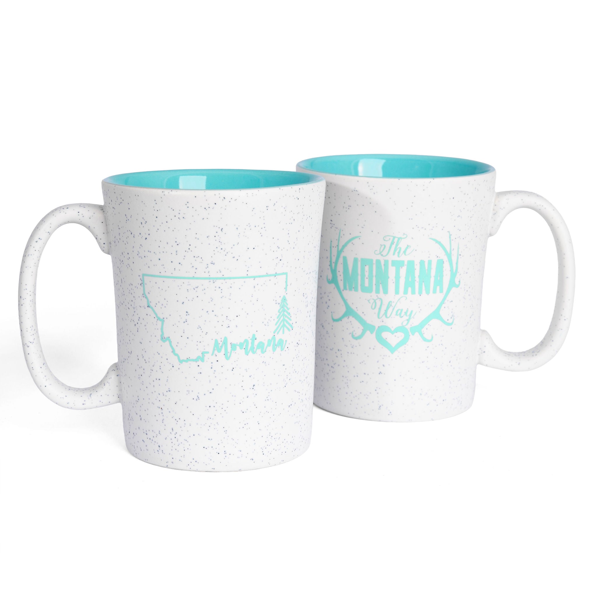 Montana Girl Speckle Mug in Teal