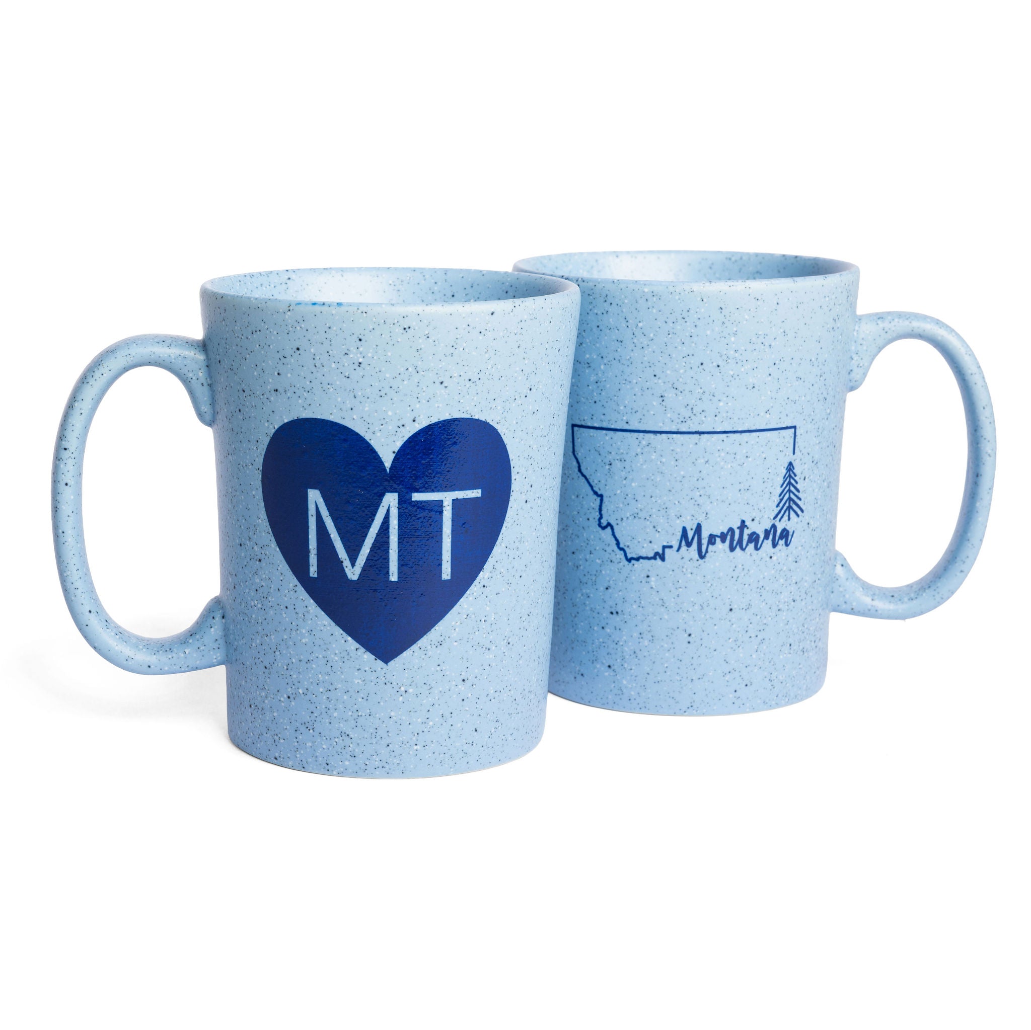 Simply Montana Speckle Mug in Blue
