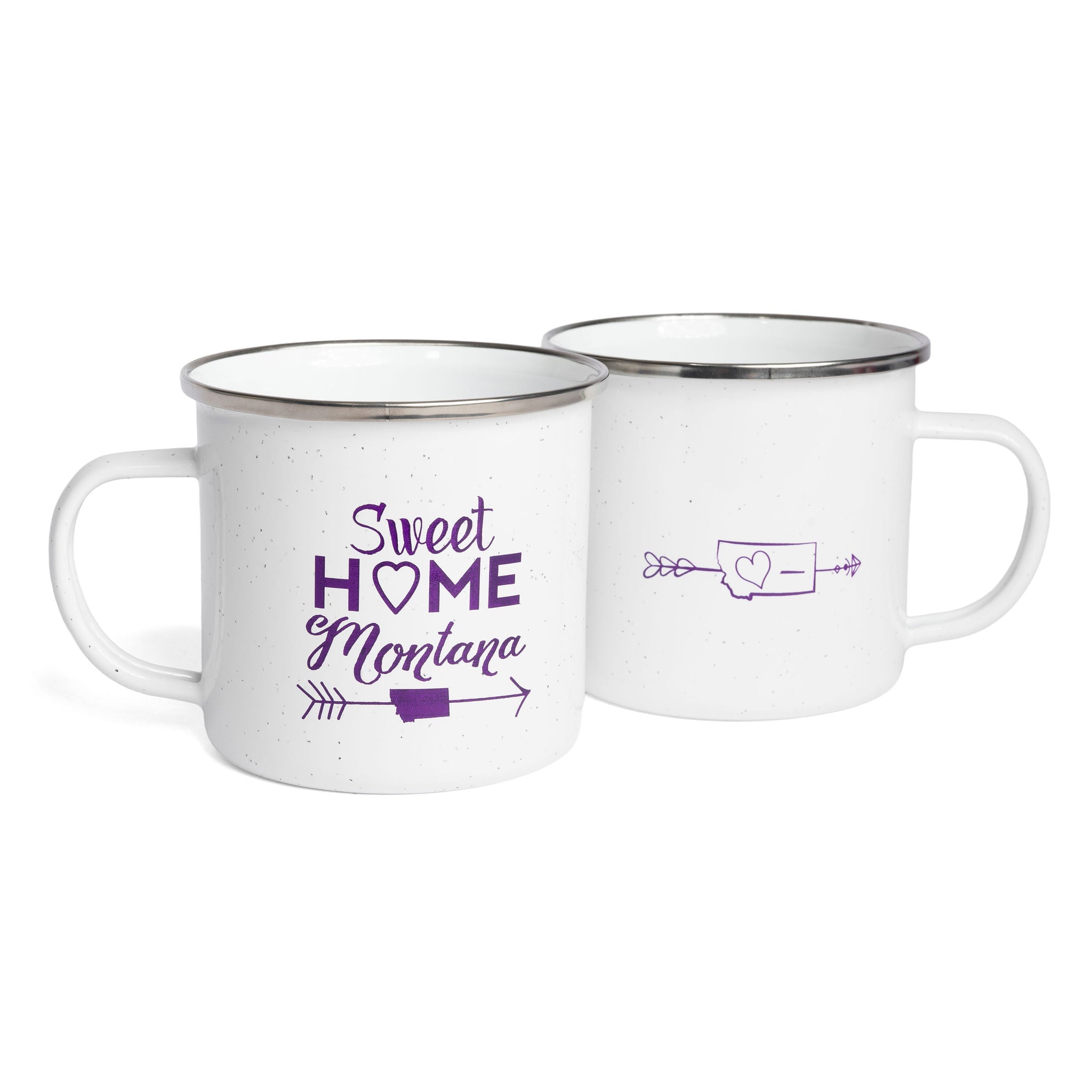 Sweet Home Montana Camp Cup in White