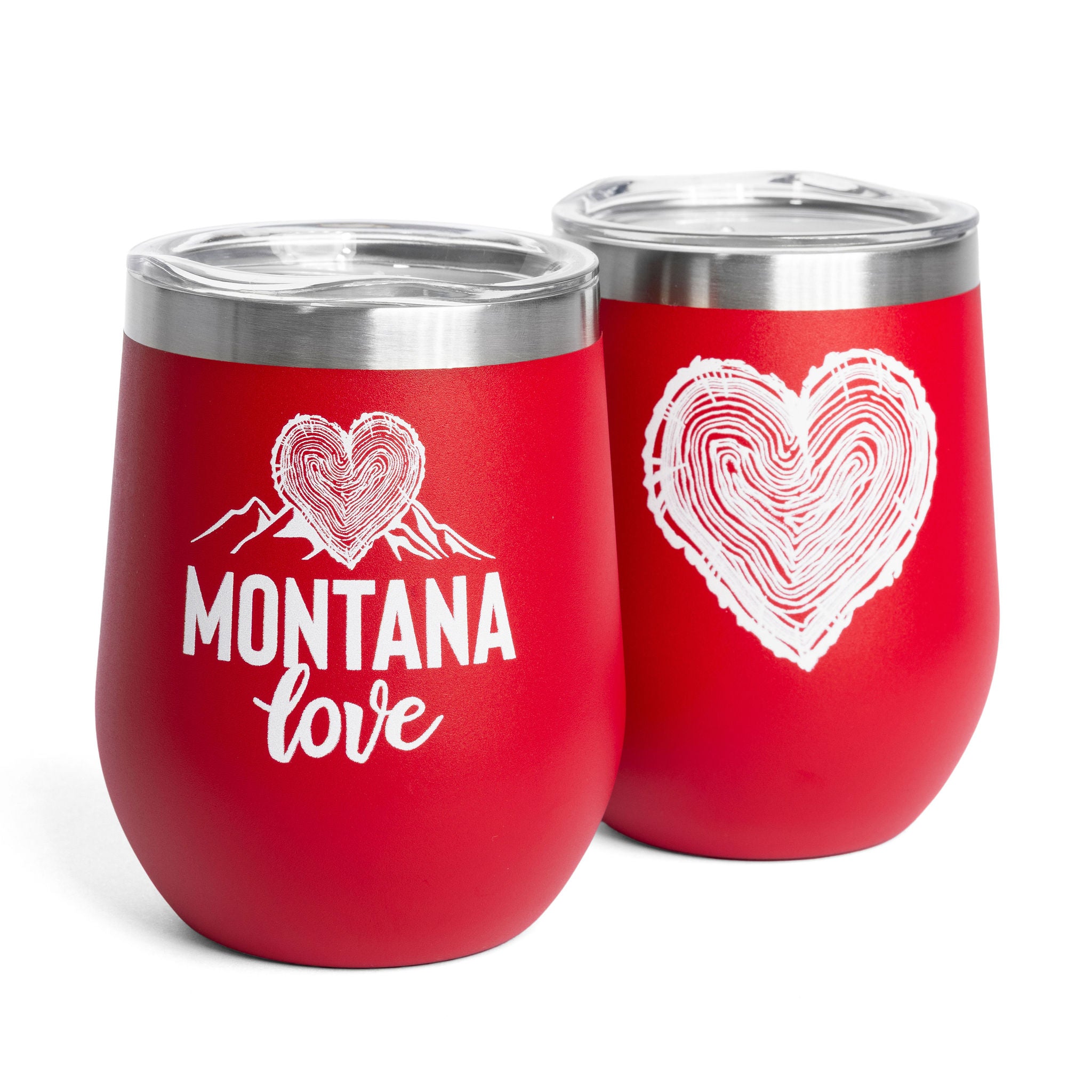 Montana Love Wine Tumbler in Red